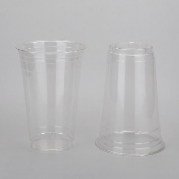 20oz pla transparent disposable bioplastic cup