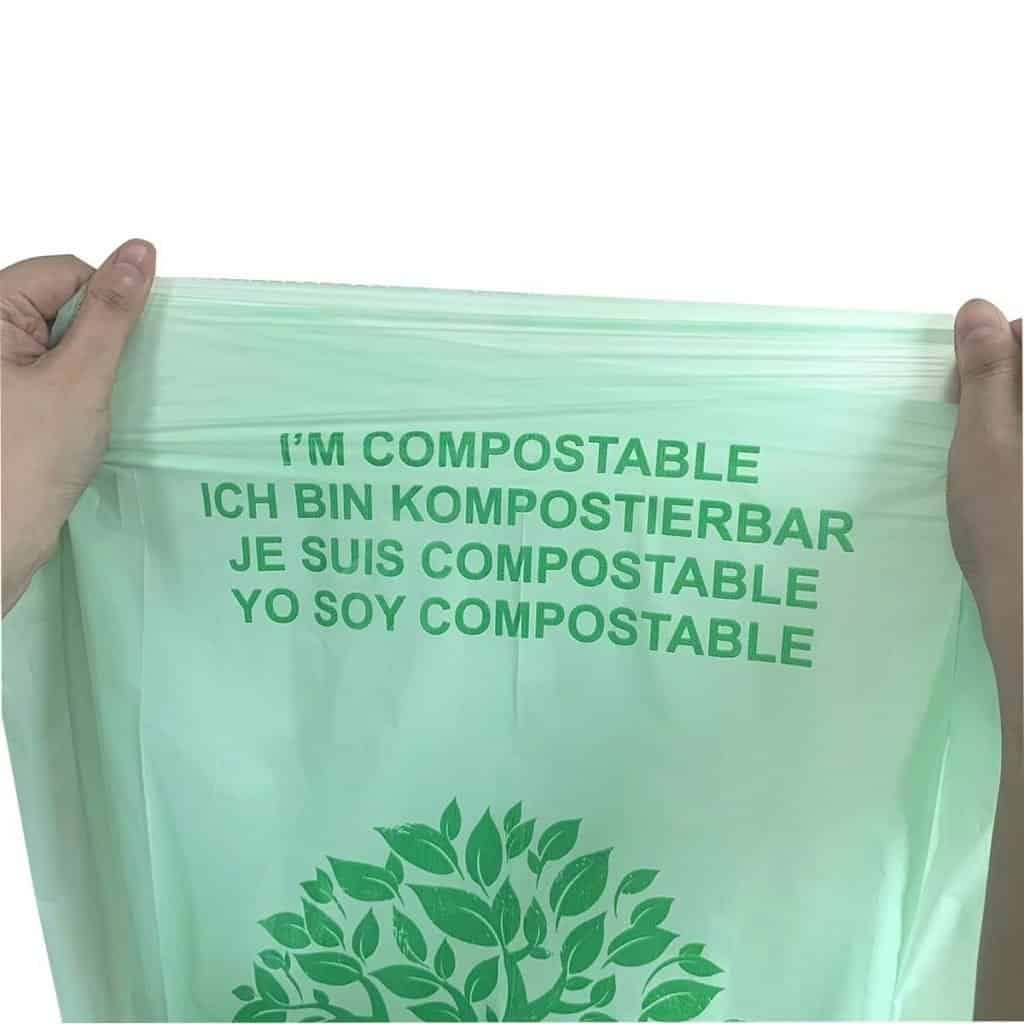 compostable bioplastic pla trash poops bags