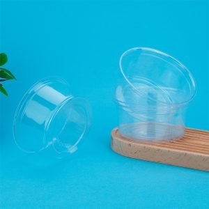 32oz pla compostable clear salad bowl