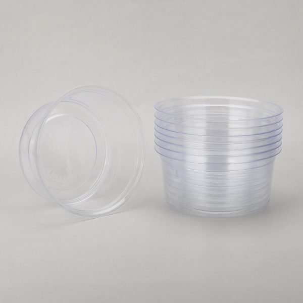 32oz pla compostable clear salad bowl