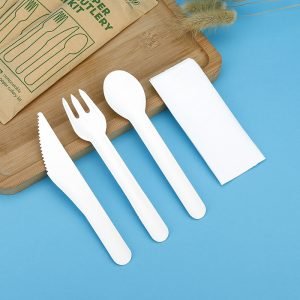 paper cutlery kits with napkin