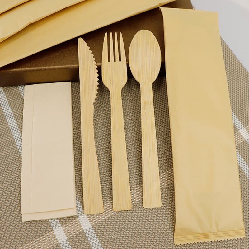 reusable bamboo cutlery kits