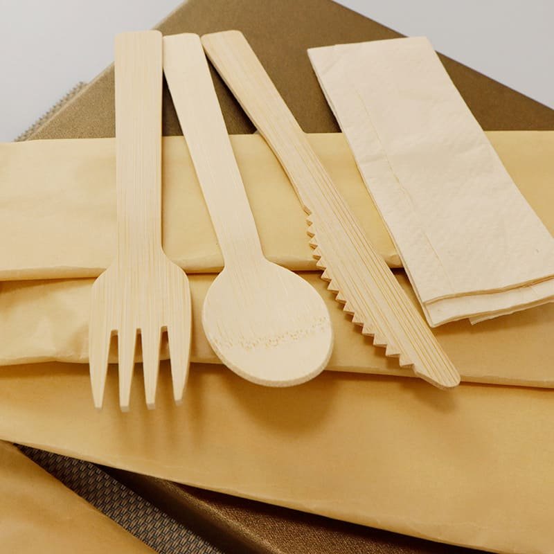 reusable bamboo cutlery kits