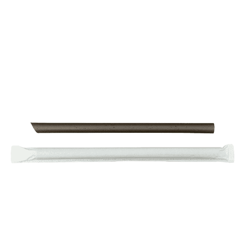 compostable pla coffee grounds straw