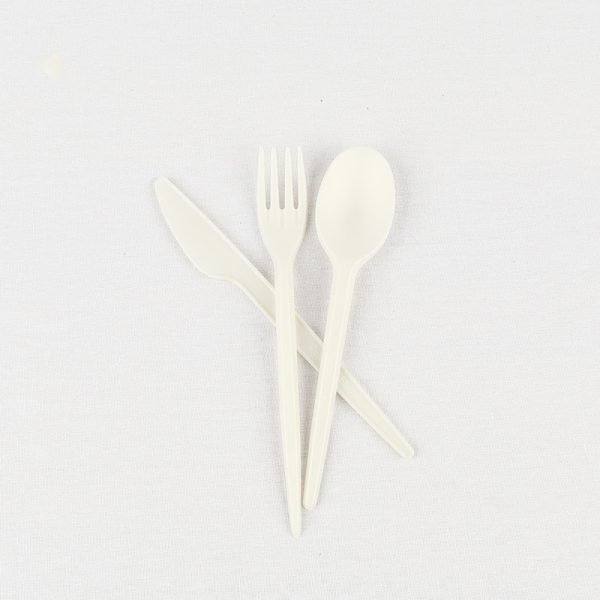 6.5 inch biodegradable plastic cutlery sets