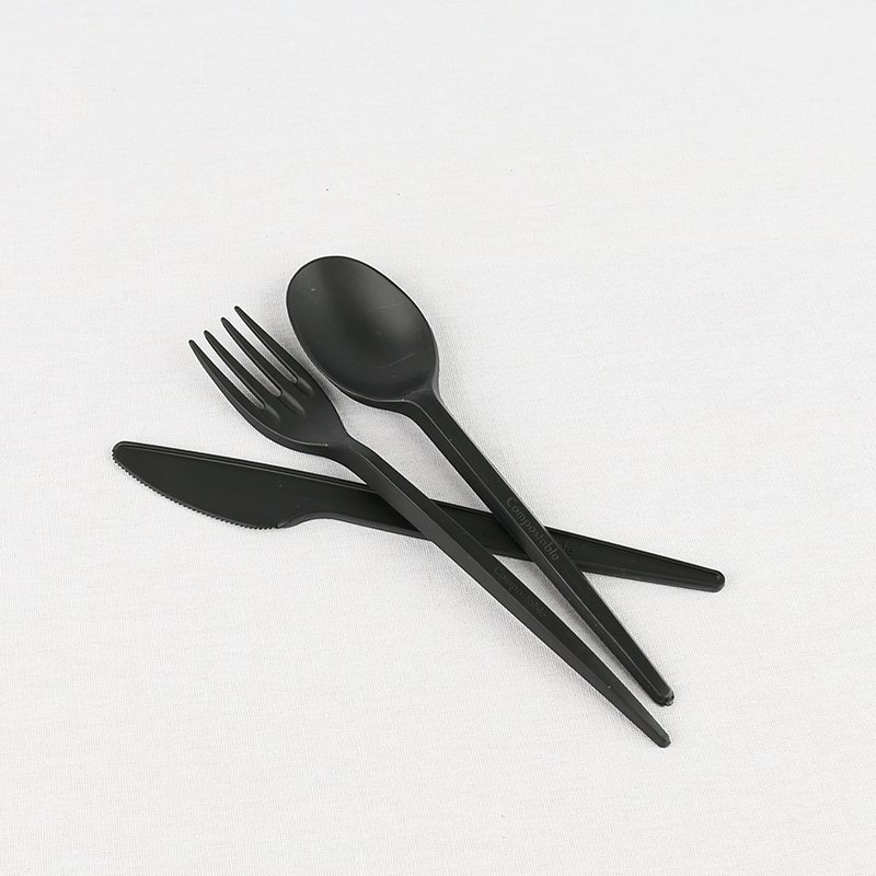 6.5 inch biodegradable plastic cutlery sets