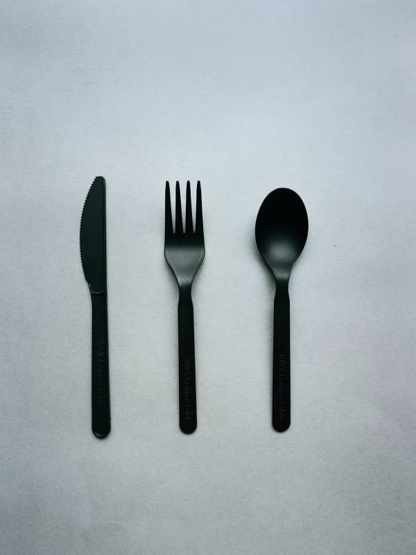 6.5 inch (165mm) cpla compostable reusable fork