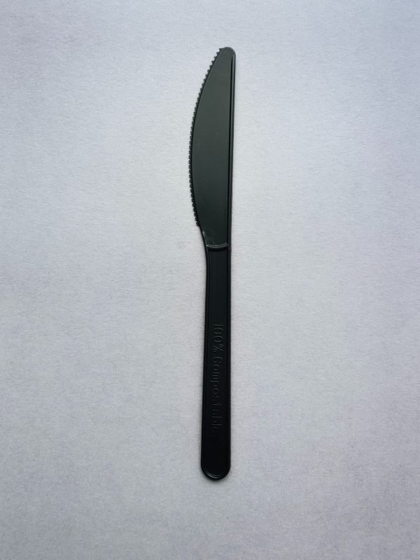 6.85 inch (174mm) cpla compostable reusable knife