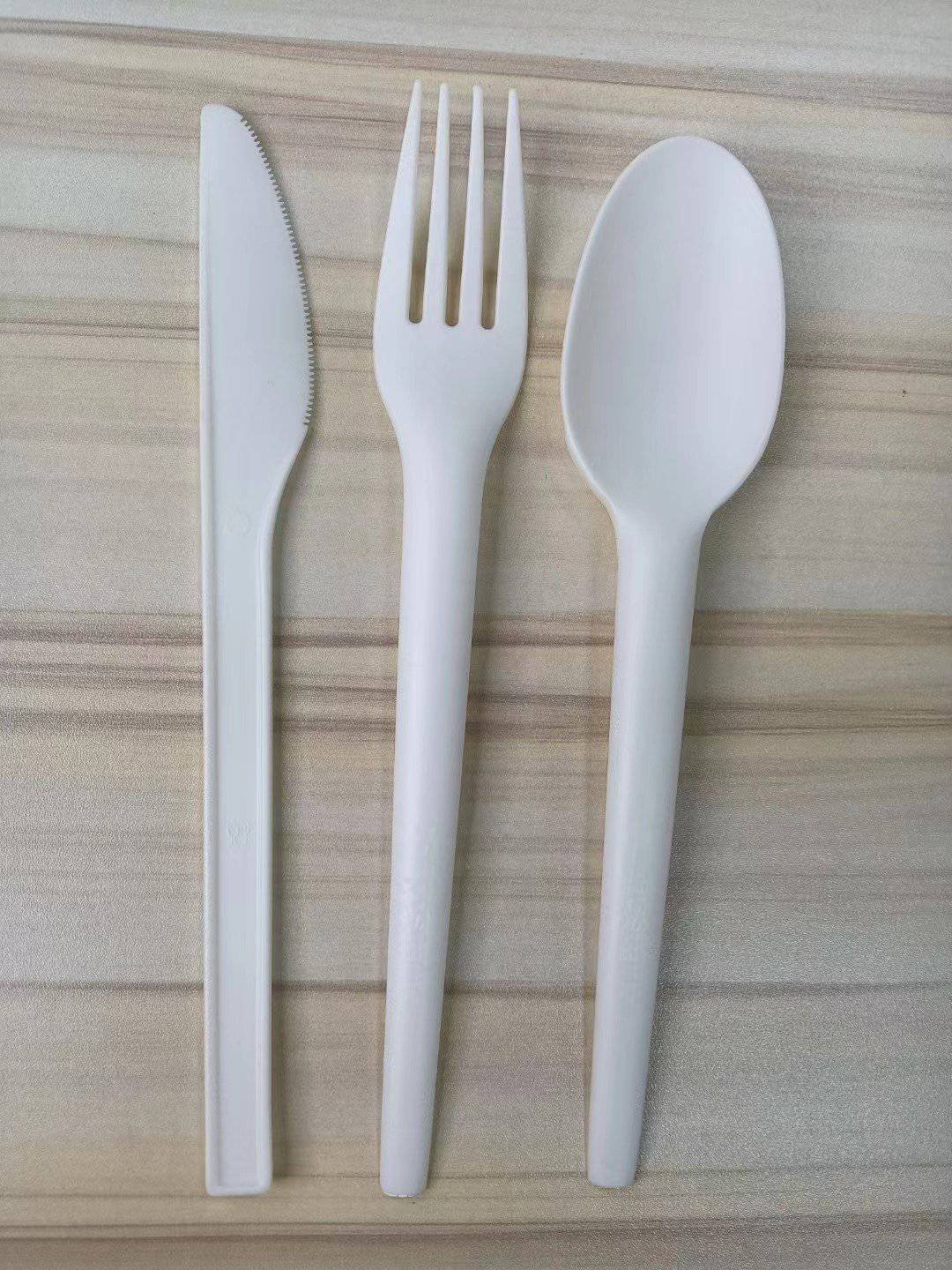 6.5 inch biodegradable plastic cutlery sets