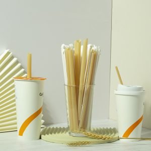 biodegradable bamboo fiber pla straws