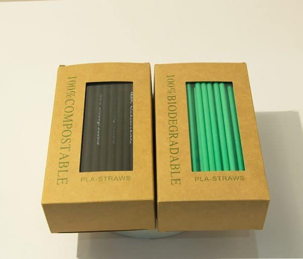 individually paper wrapped biodegradable pla straws