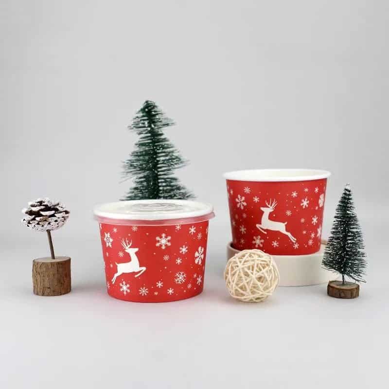 christmas holiday salad bowl
